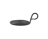 Antique Black Candle Plate Large