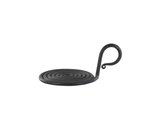 Antique Black Candle Plate Small