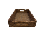 Dark Woven Tray