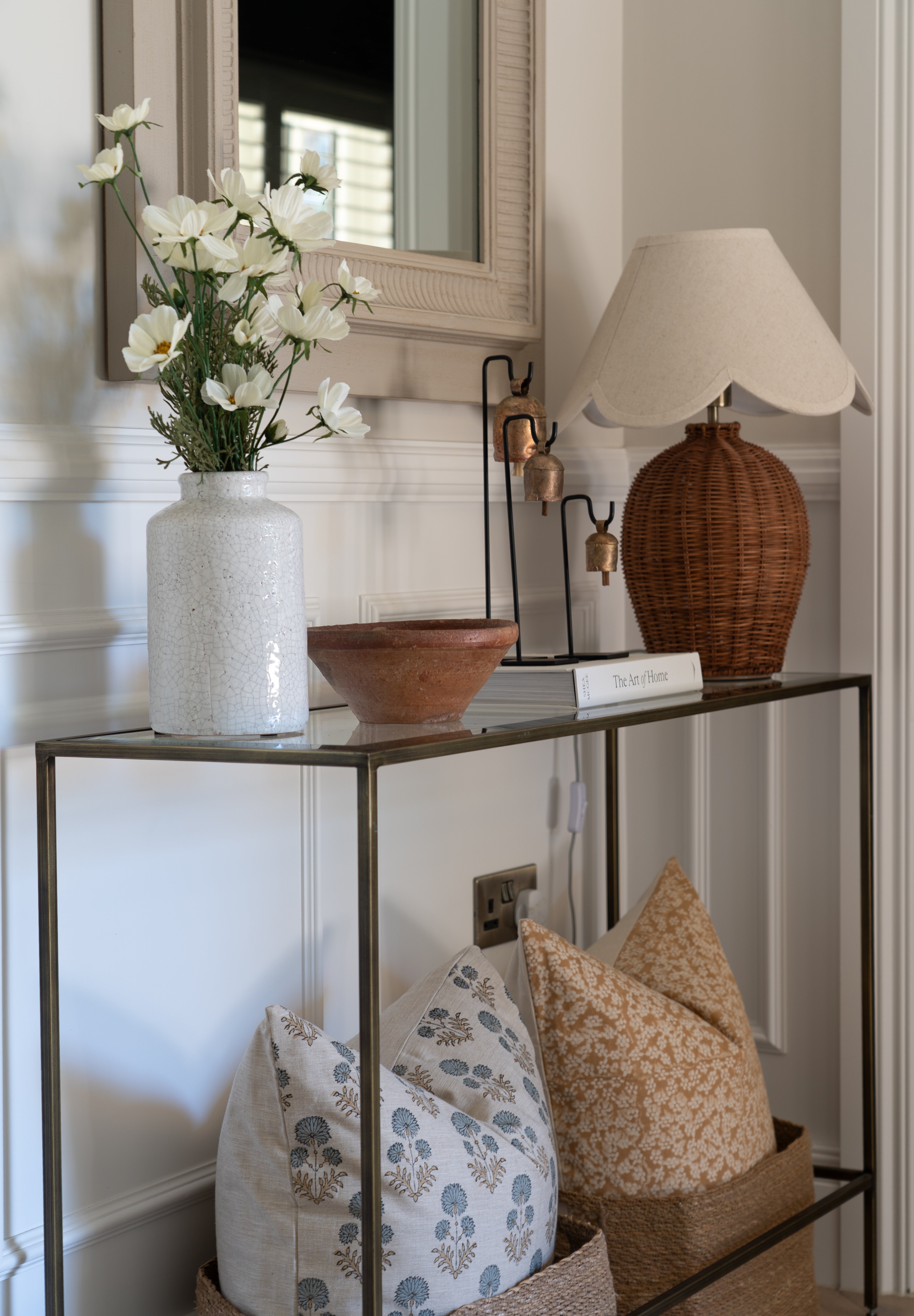 Ivory Crackle Vase