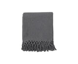Grey Crochet Throw