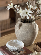 Marble Fluted Bowl