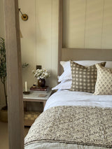 Brown and Natural Quilt