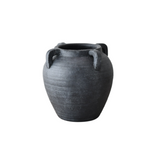 Medium Black Rustic Pot