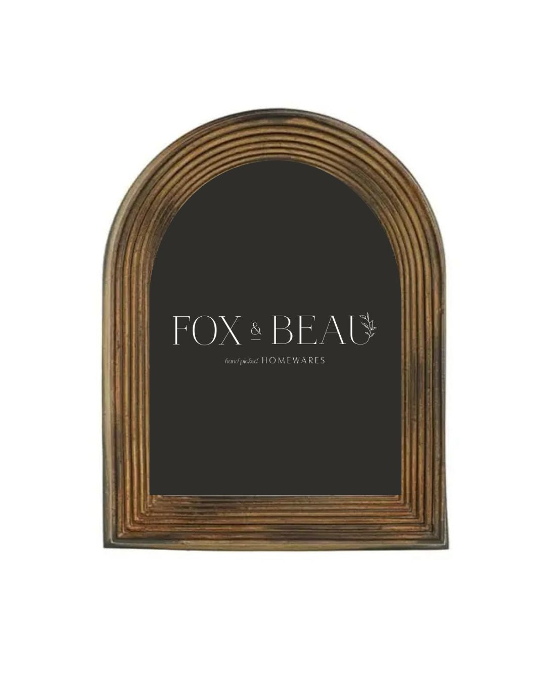 Antique Gold Arch Frame