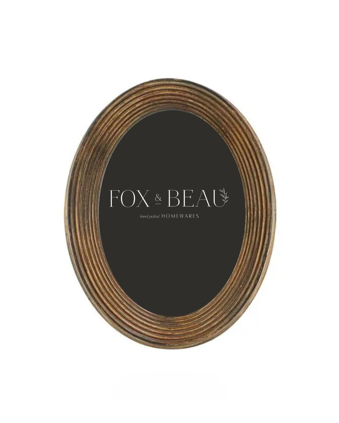 Antique Gold Oval Frame