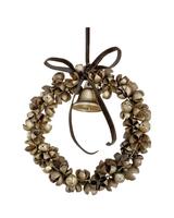 Antique Gold Bell Wreath