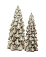 Frosted Woodland Christmas Trees - Large