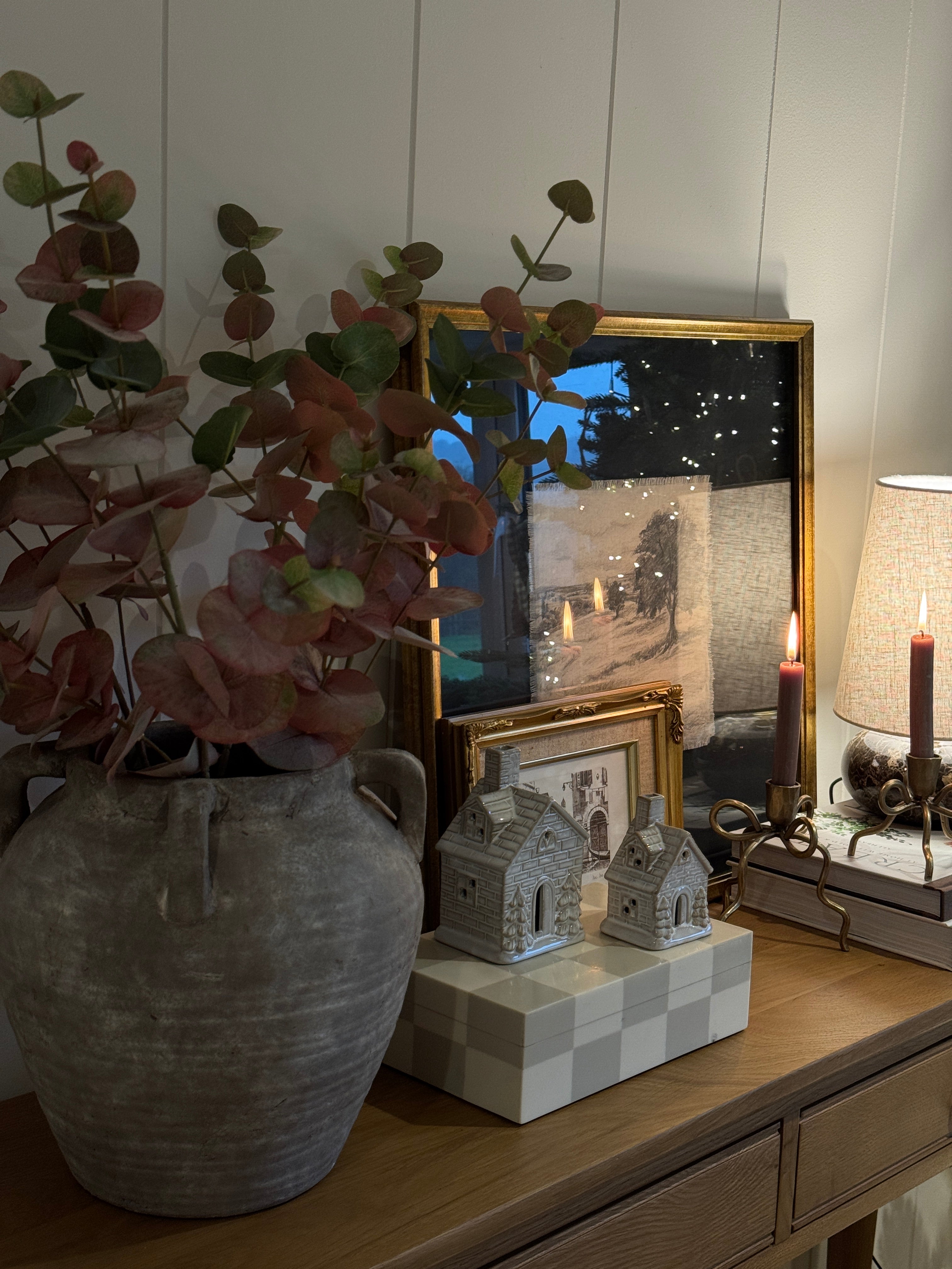 Mauve-Green Eucalyptus Branch