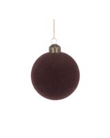Chocolate Velvet Bauble