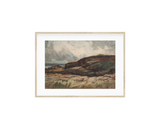 Antique Earthy Muted Landscape Art Print
