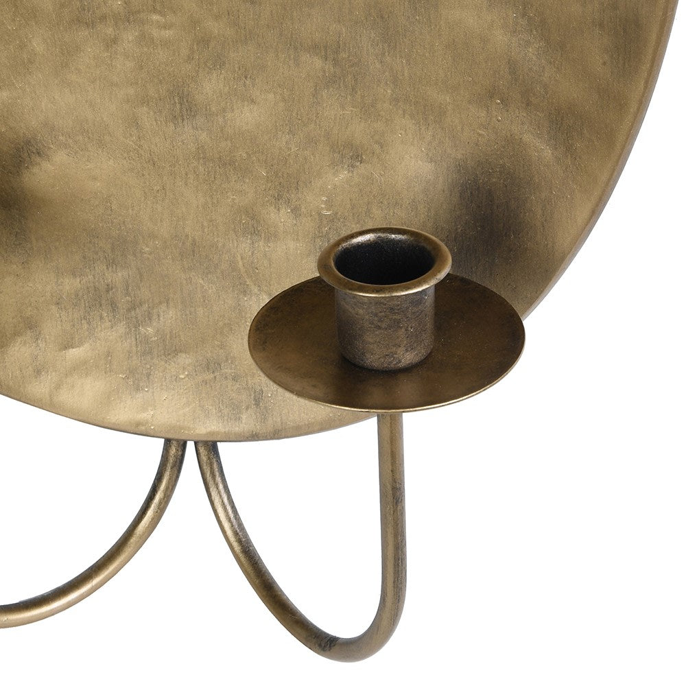 Antique Gold Wall Candle Holder