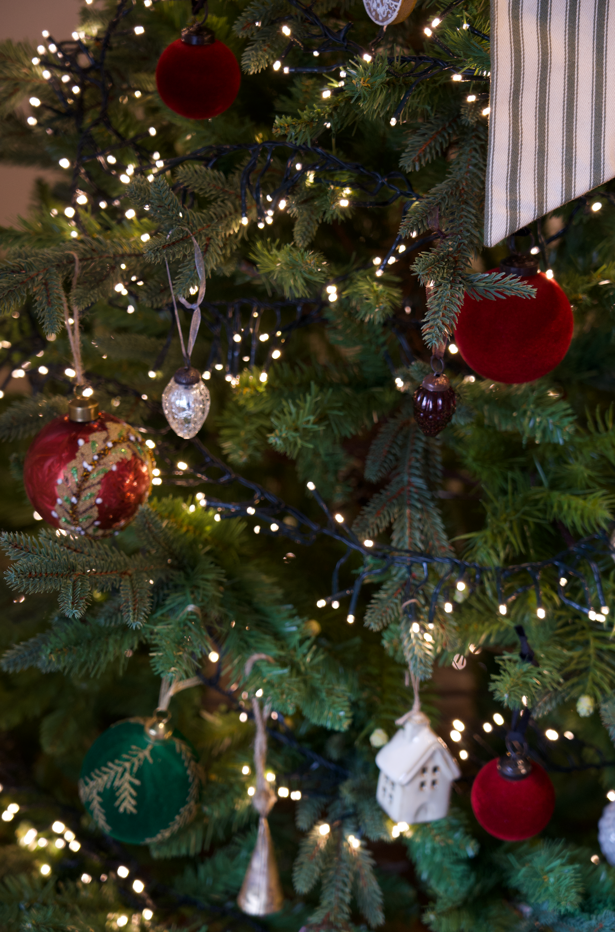 3" Red Velvet Bauble