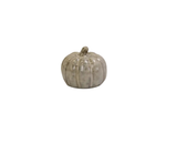 Beige Mottle Ceramic Pumpkin Small