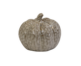 Beige Mottle Ceramic Pumpkin Medium