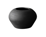 Black Earthenware Pot