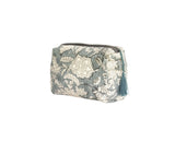 Blue Quilted Pouch - Set of 3