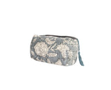 Blue Quilted Pouch - Set of 3