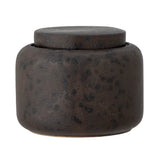 Medium Brown Lidded Jar