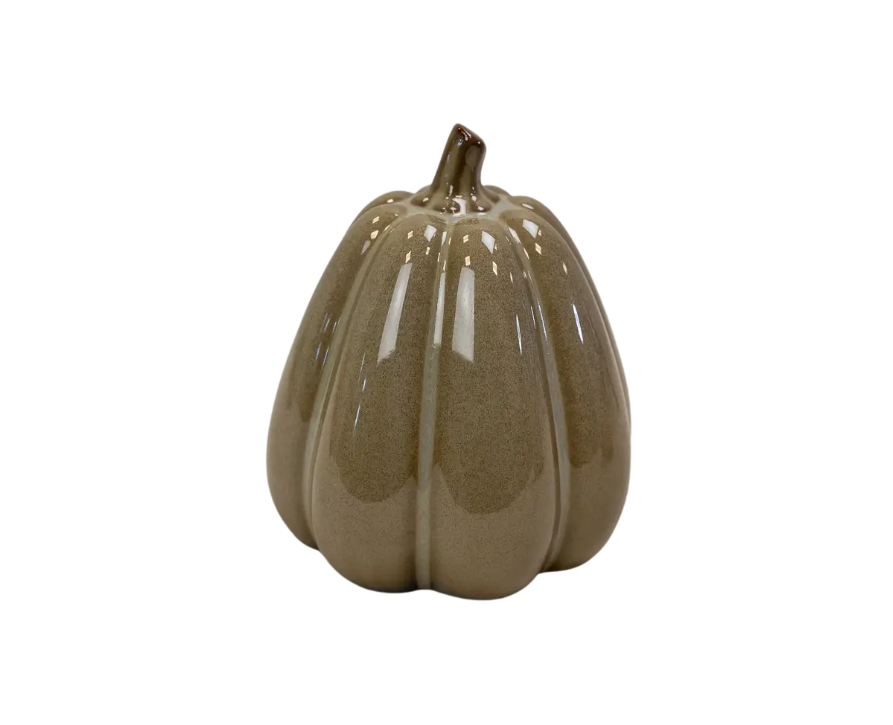 Caramel Ceramic Pumpkin Medium
