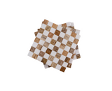 Checkered Coasters (Set of 4)