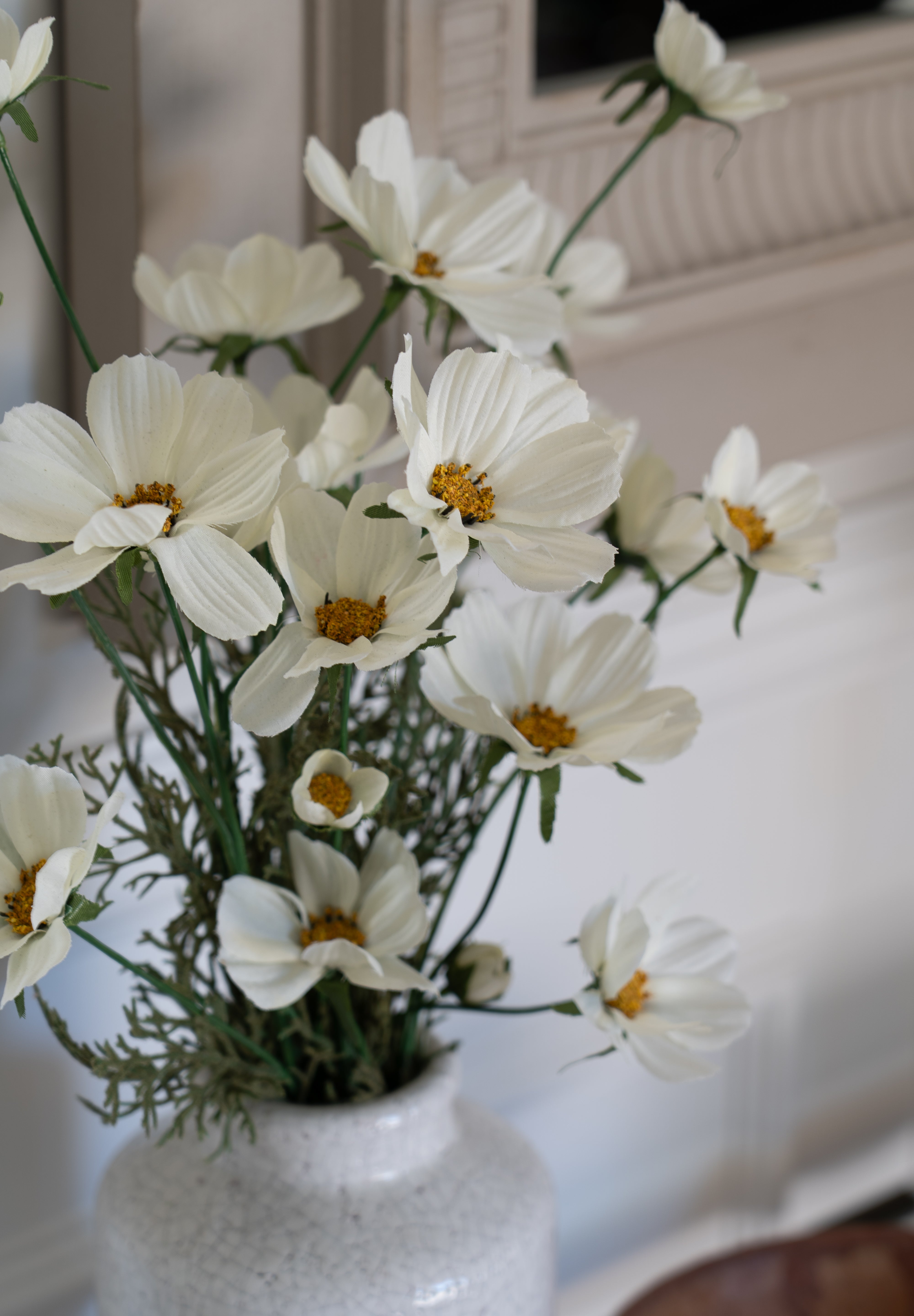 Cream Cosmo Flower Branch