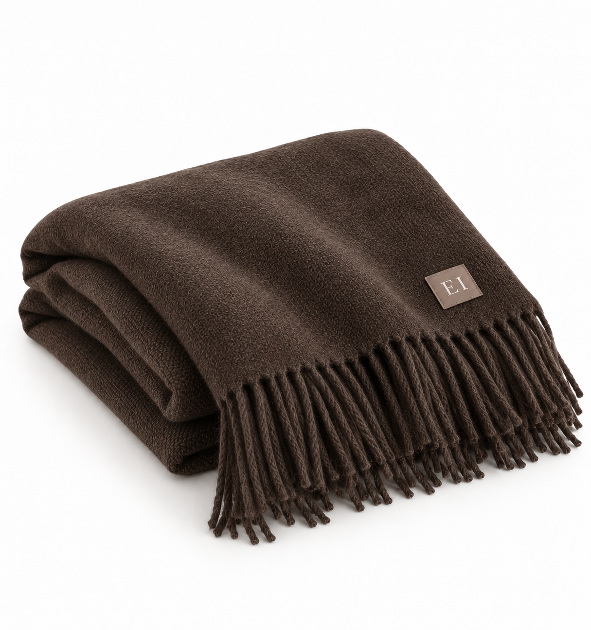 Dark Brown Throw Large