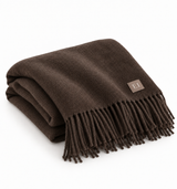 Dark Brown Throw Large