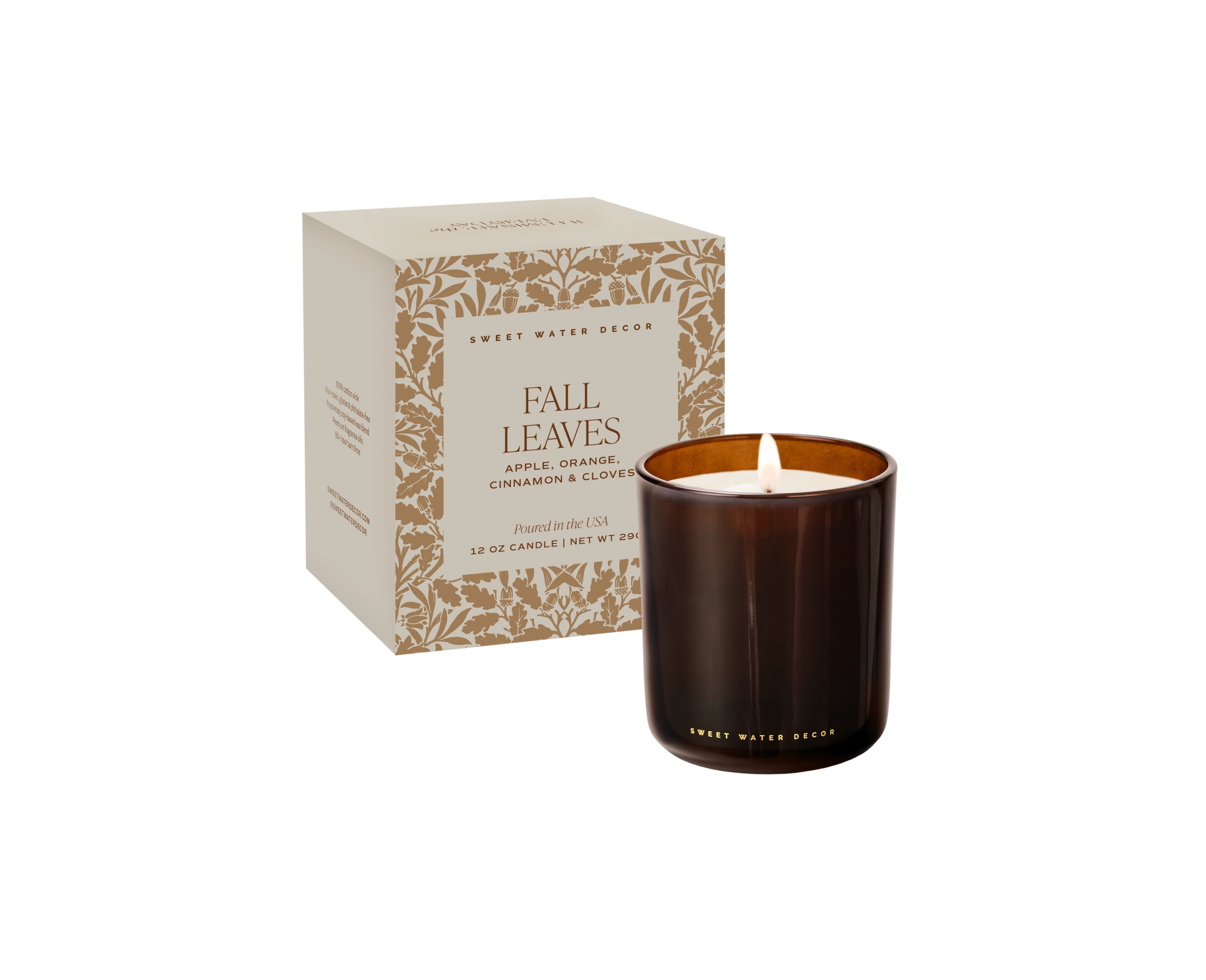Fall Leaves Candle