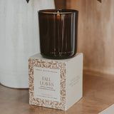 Fall Leaves Candle