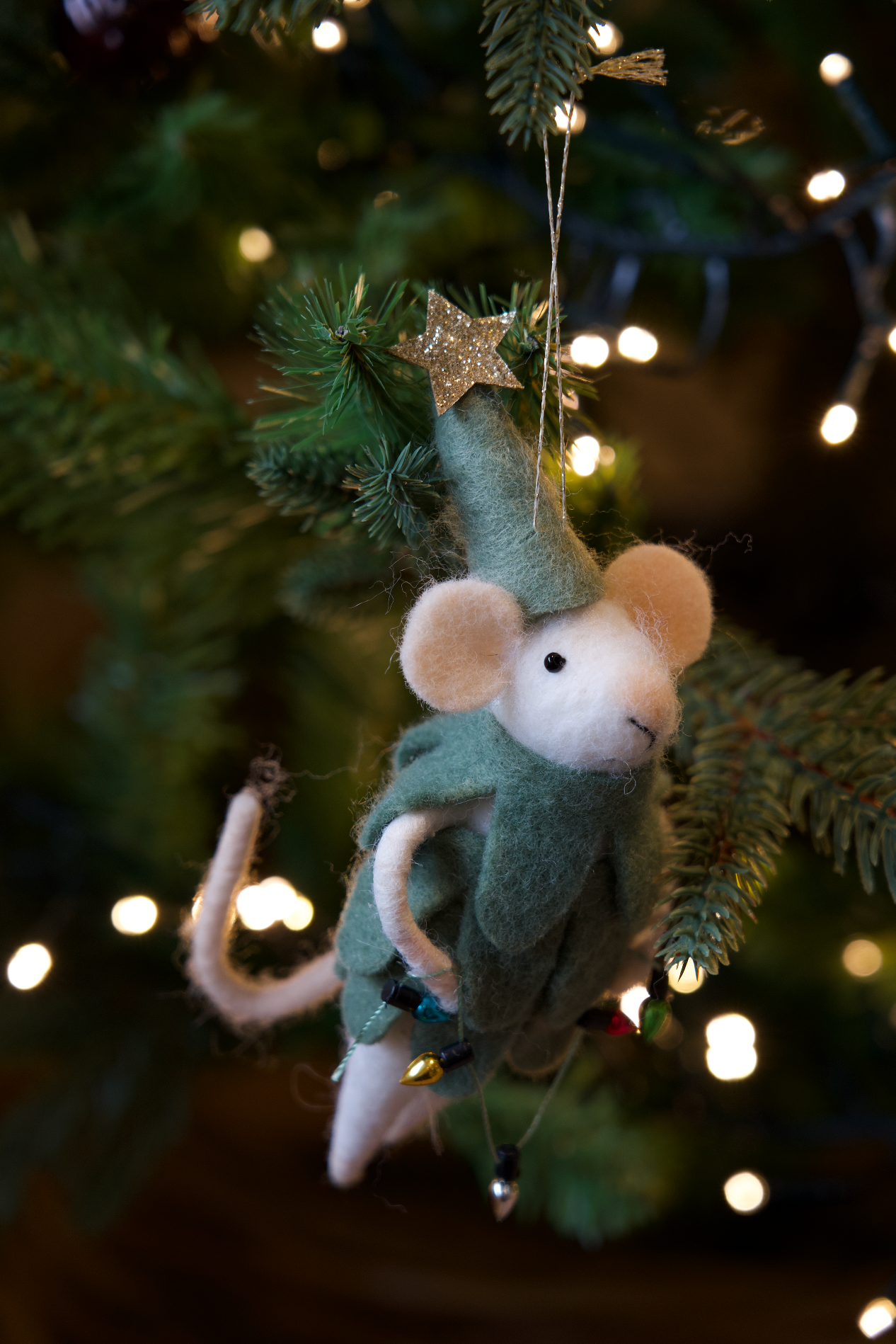 Felt Christmas Mouse