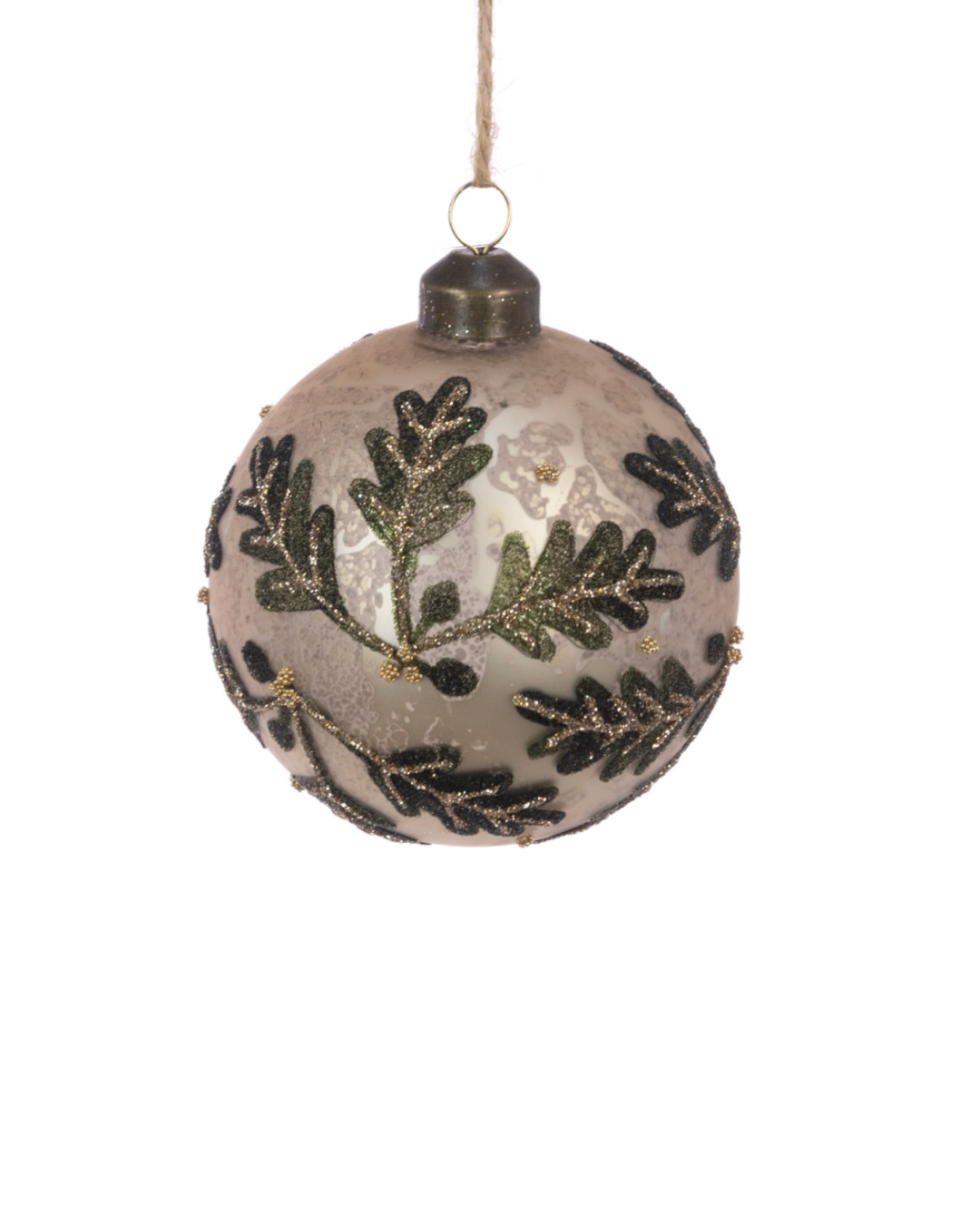Glass Leaf Bauble
