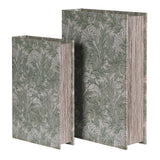 Green Floral Books