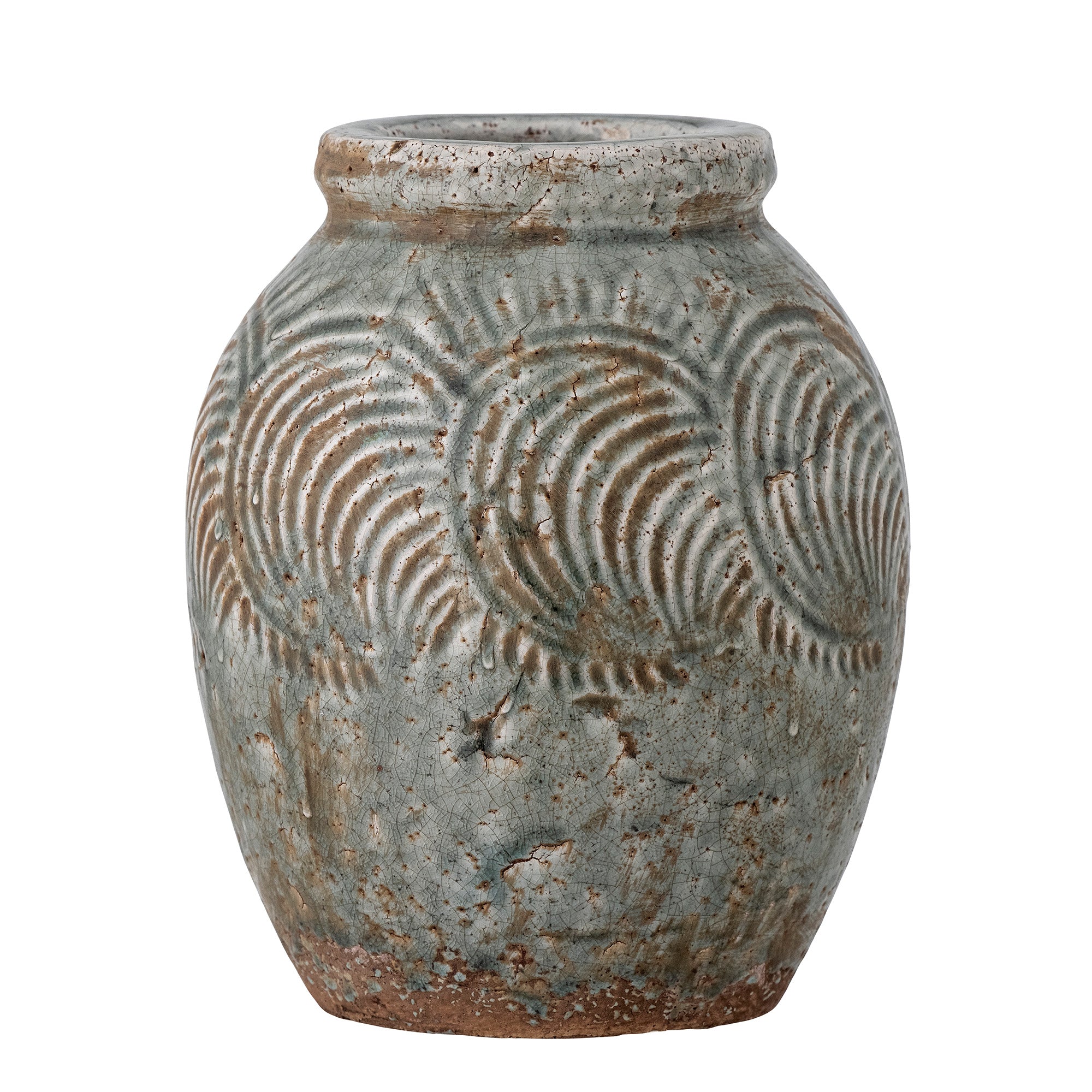 Green Terracotta Vase
