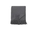 Grey Crochet Throw