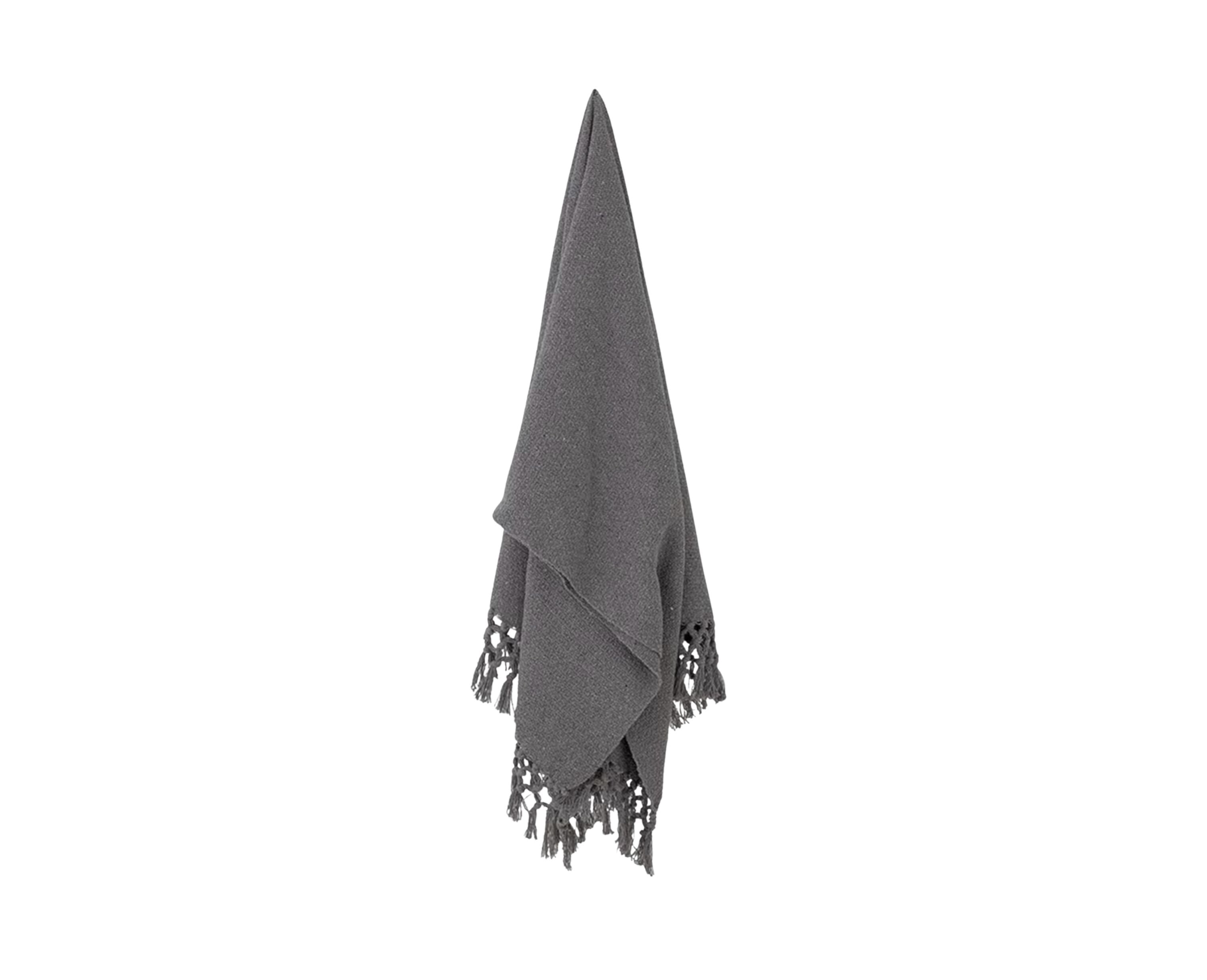 Grey Crochet Throw