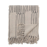 Grey Pattern Throw