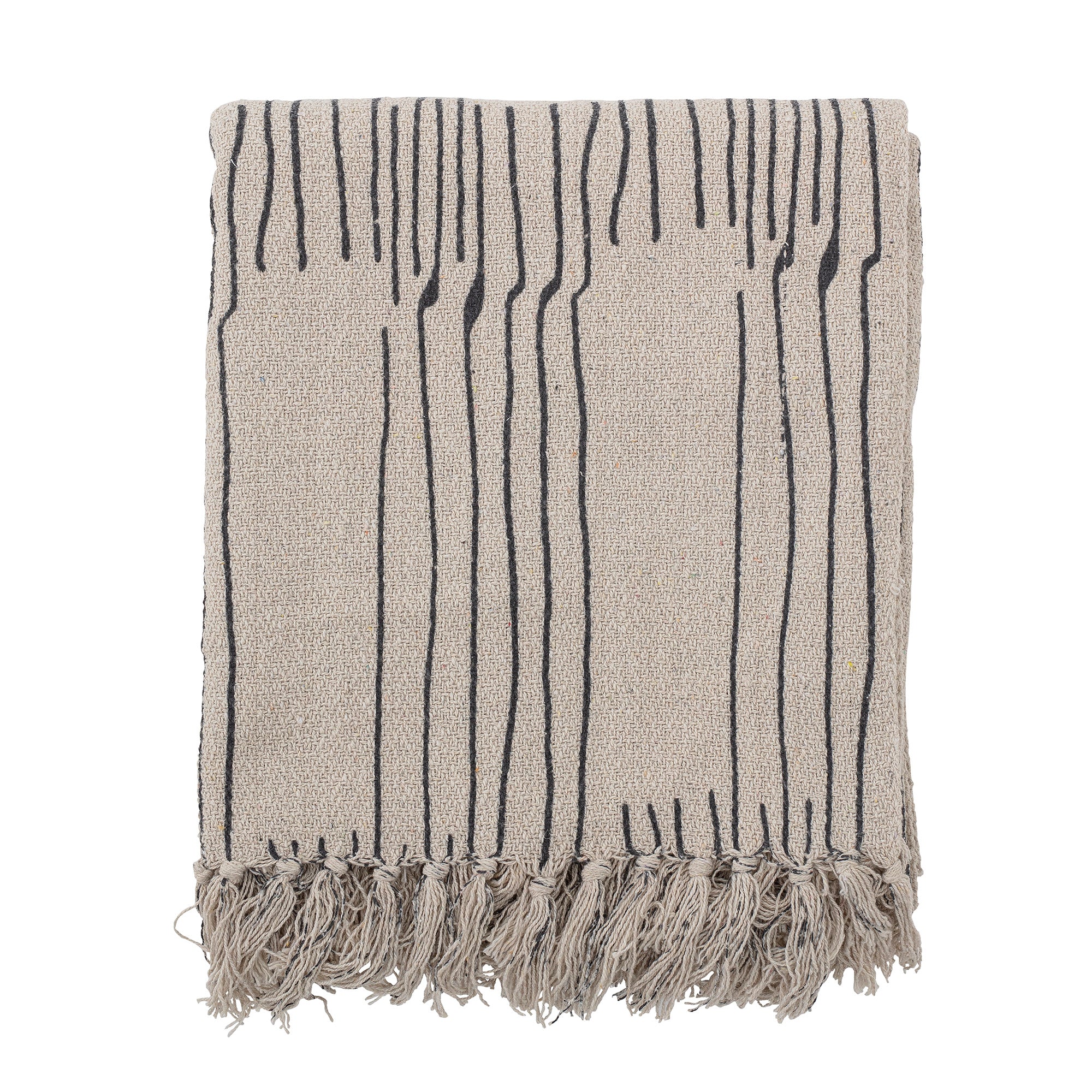 Grey Pattern Throw