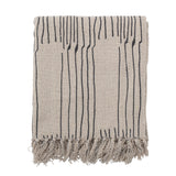 Grey Pattern Throw