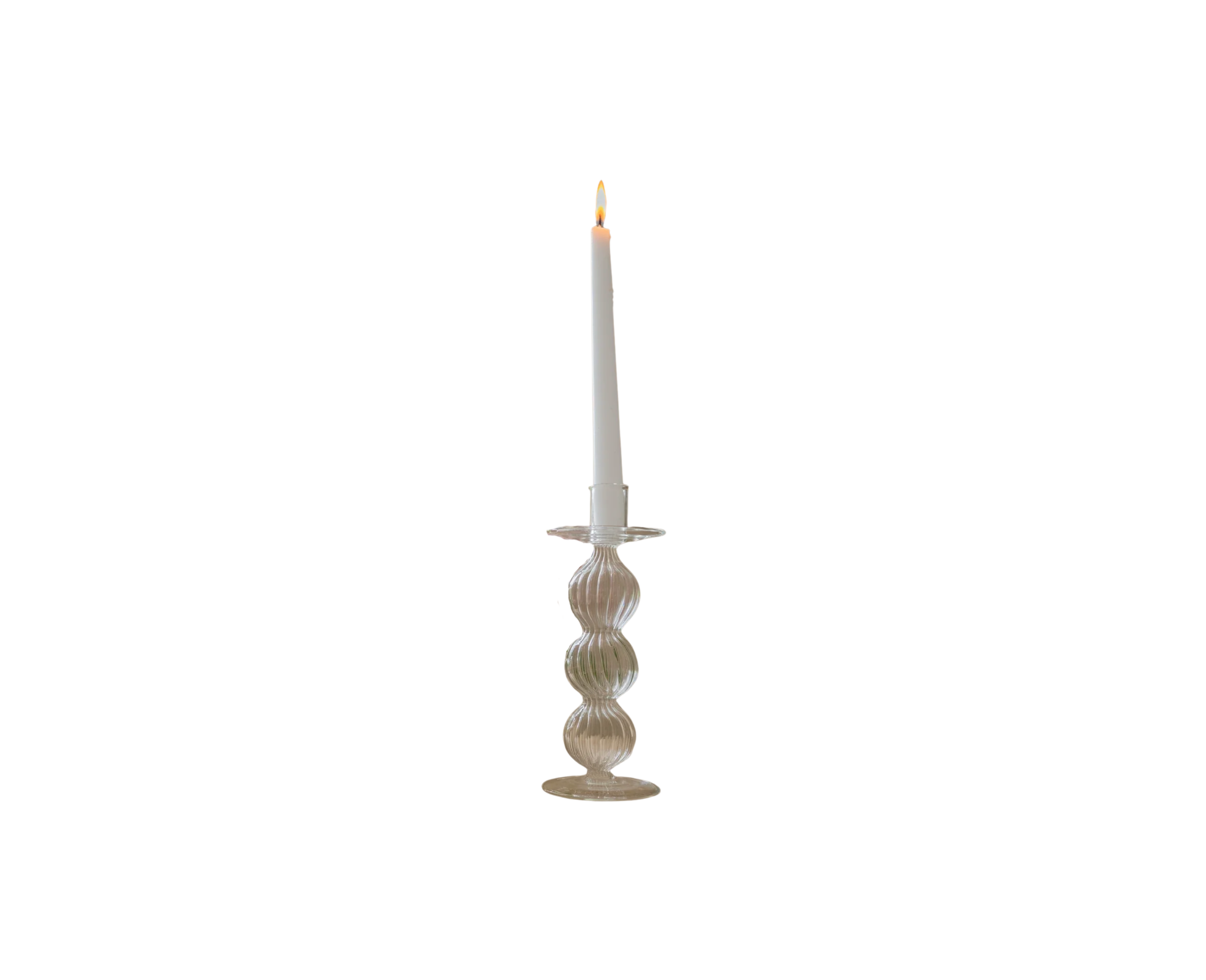 Large Glass Candle Stick