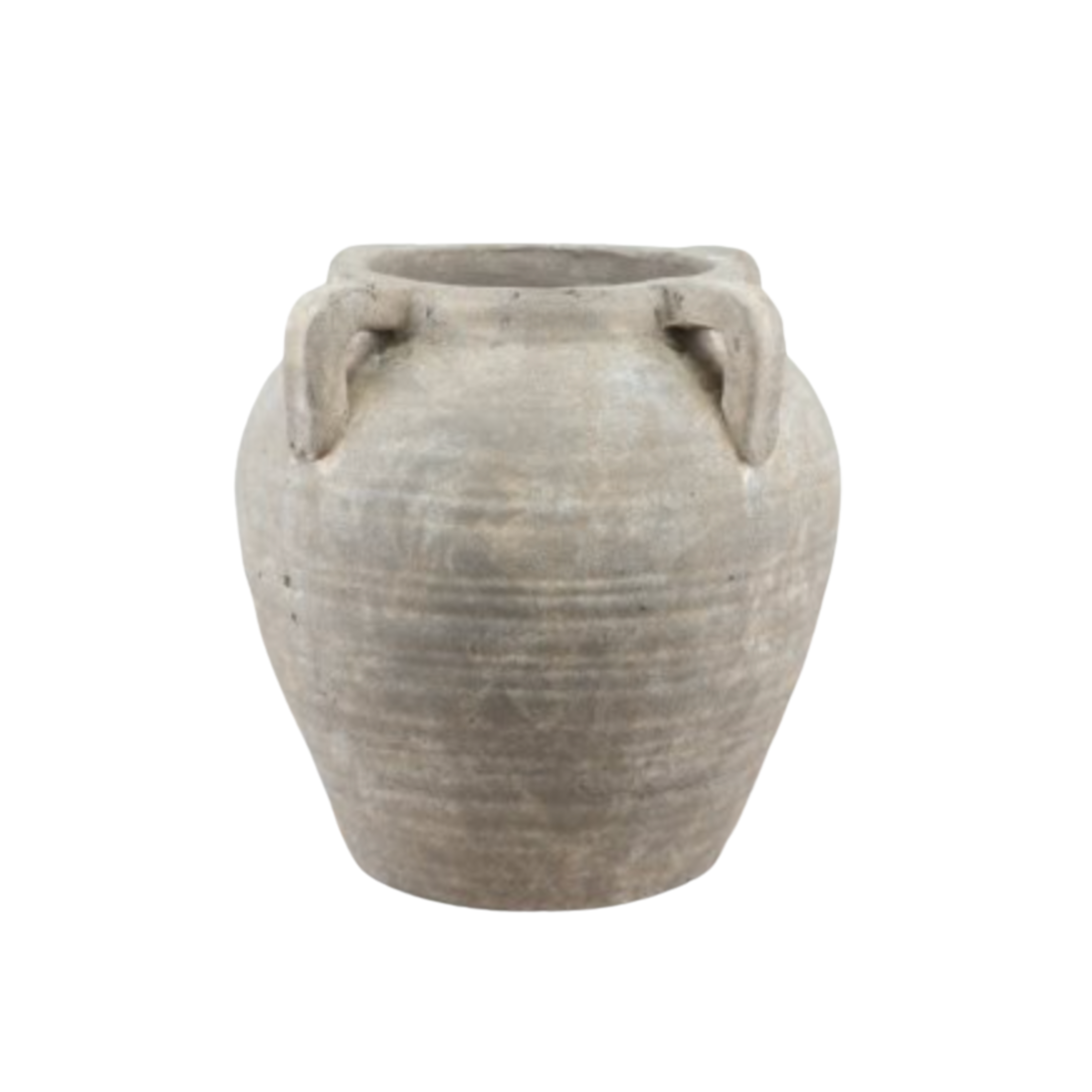 Large Grey Rustic Pot
