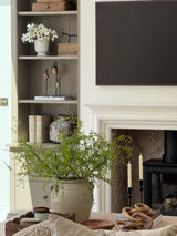 Ivory Crackle Urn
