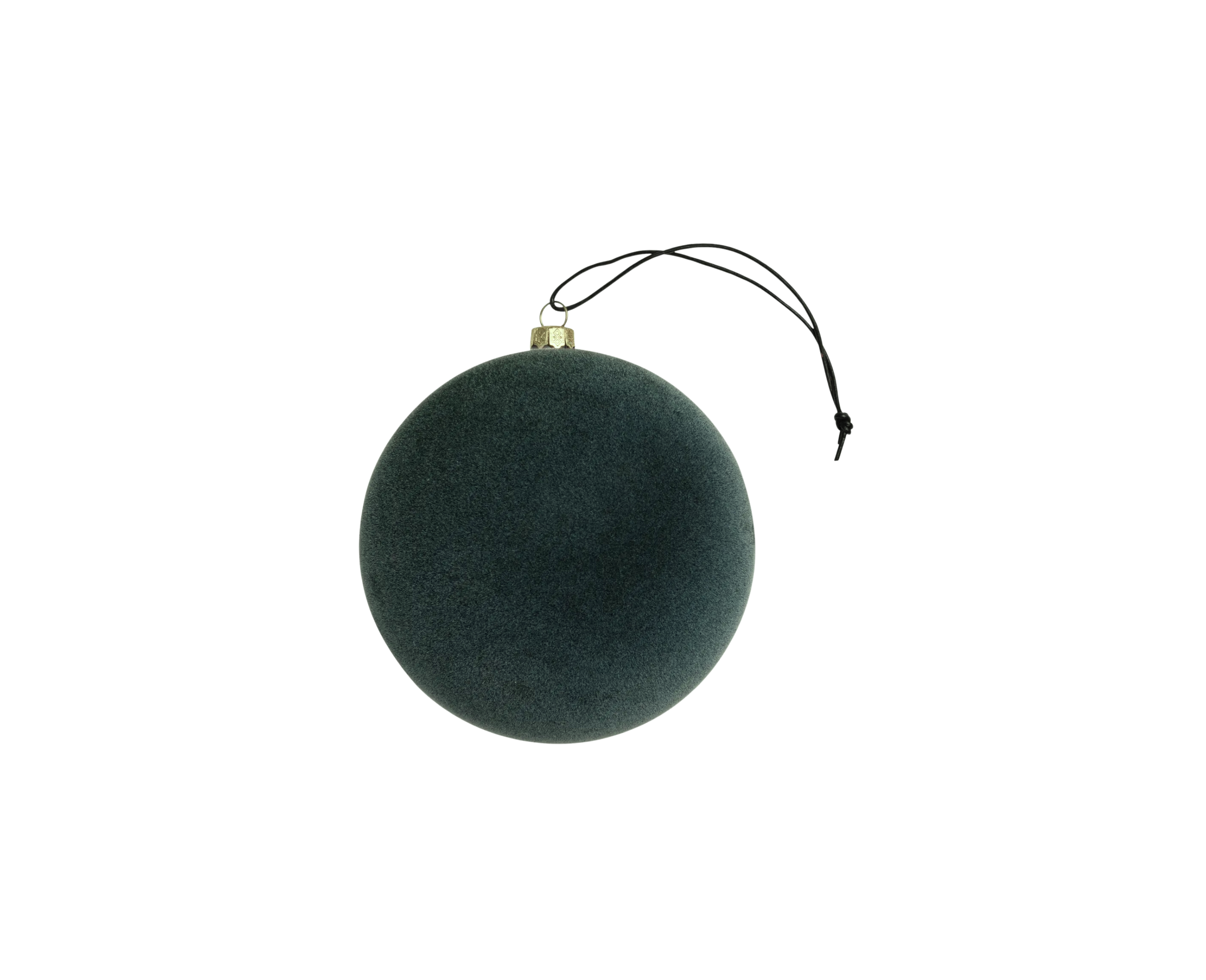 Pine Green Velvet Bauble