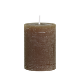 Rustic Brown Pillar Candle 40H
