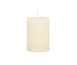 Rustic Off White Pillar Candle 40H