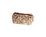 Rust Quilted Pouch - Set of 3