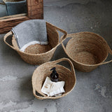 Woven Baskets with Handles