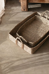 Small Seagrass Basket Tray