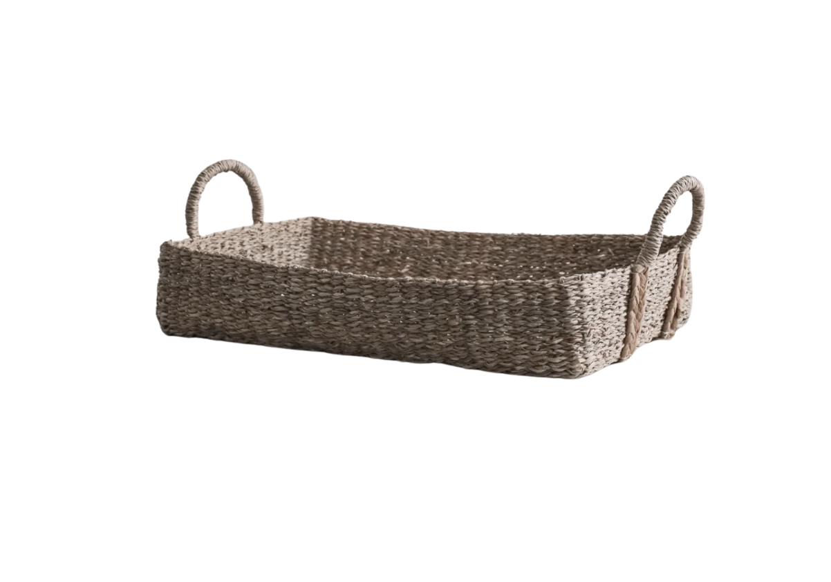 Small Seagrass Basket Tray