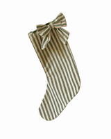 Evergreen Stripe Christmas Stocking